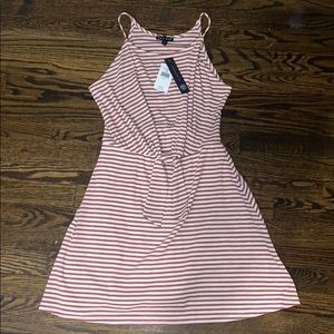 Red and white striped dress (BUCKLE)